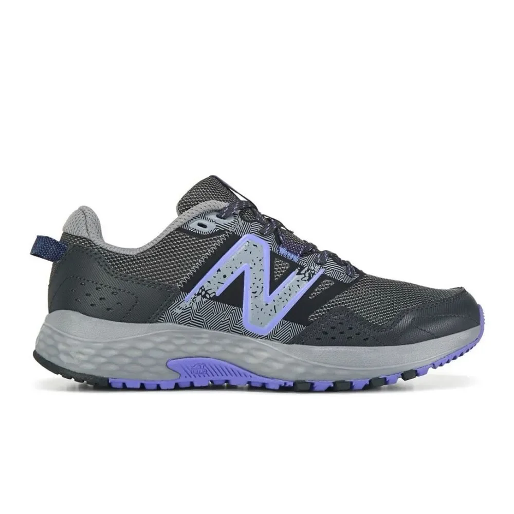 New Balance Women's 410 V8 Trail Running Shoes Shadow Grey & Purple 9.5